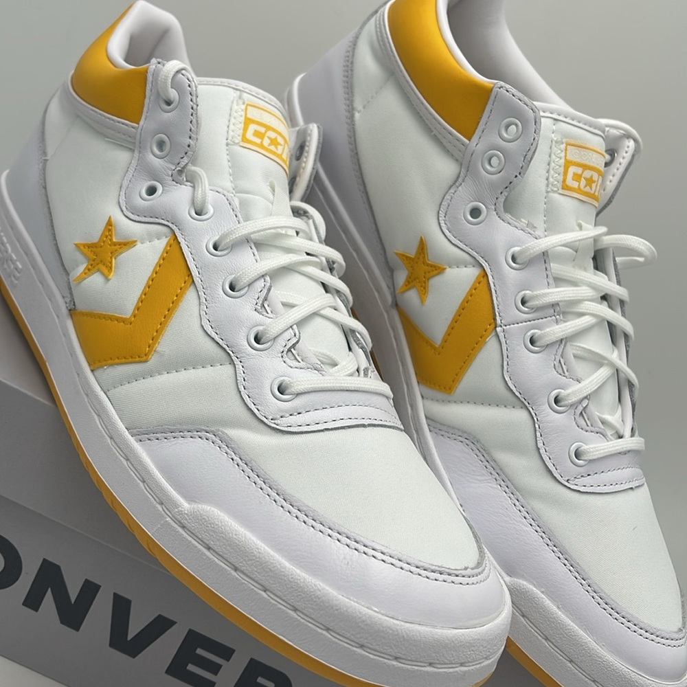 Converse Men’s Sneakers A08687C
FASTBREAK PRO MID WHITE/LIGHT YELLOW/WHITE - Picture 6 of 16